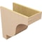 Ekena Millwork 10"W x 20"D x 20"H Classic Newport Rough Cedar Woodgrain TimberThane Corbel, Primed Tan CORUR10X20X20NEWRCPR - alternate 2